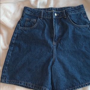 Brand new oversized jeans shorts!!